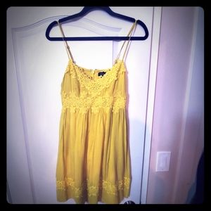 Topshop Yellow Dress